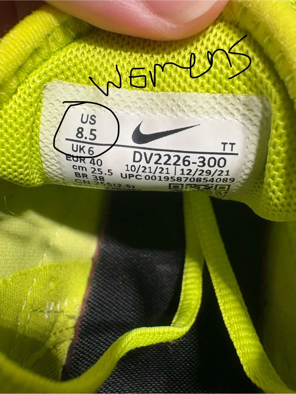 Nike Kids' Air Max 270 Neon Yellow/Black Sneakers